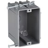 Adamax New Work Electrical Nail Outlet Box for Residential and Light Commercial Remodel, 1 Gang 18cu In AG118